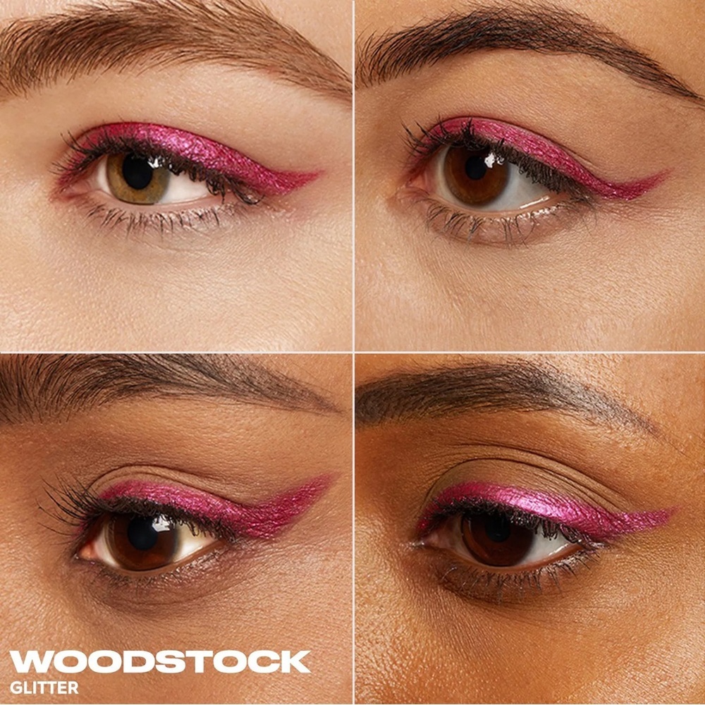 Urban Decay 24/7 Glide-On Waterproof Eyeliner Pencil Woodstock Metallic Pink NEW